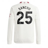 Manchester United Jadon Sancho #25 Tredjedrakt 2023-24 Langermet